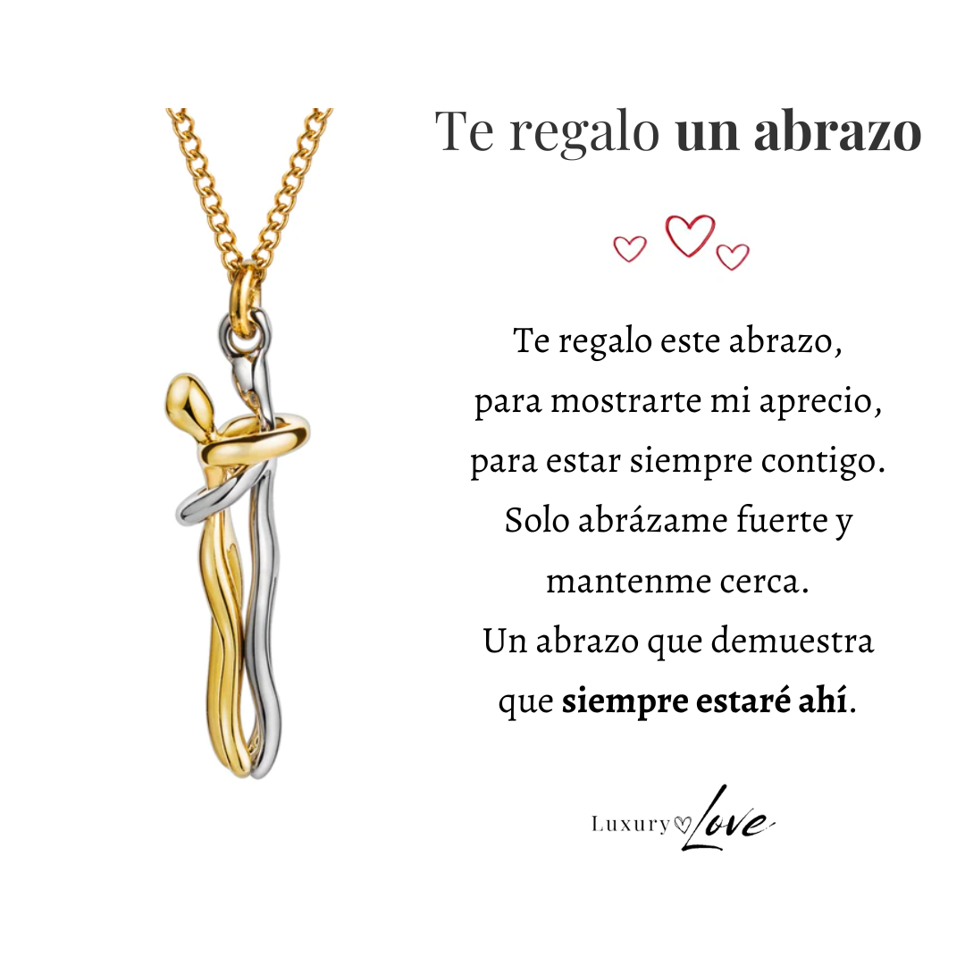 Collar Abrazo-Infinito® Dorado (con nota especial)