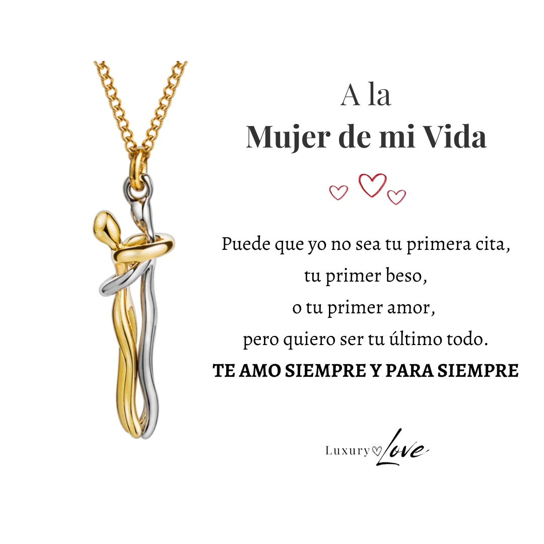 Collar Abrazo-Infinito® Dorado (con nota especial)