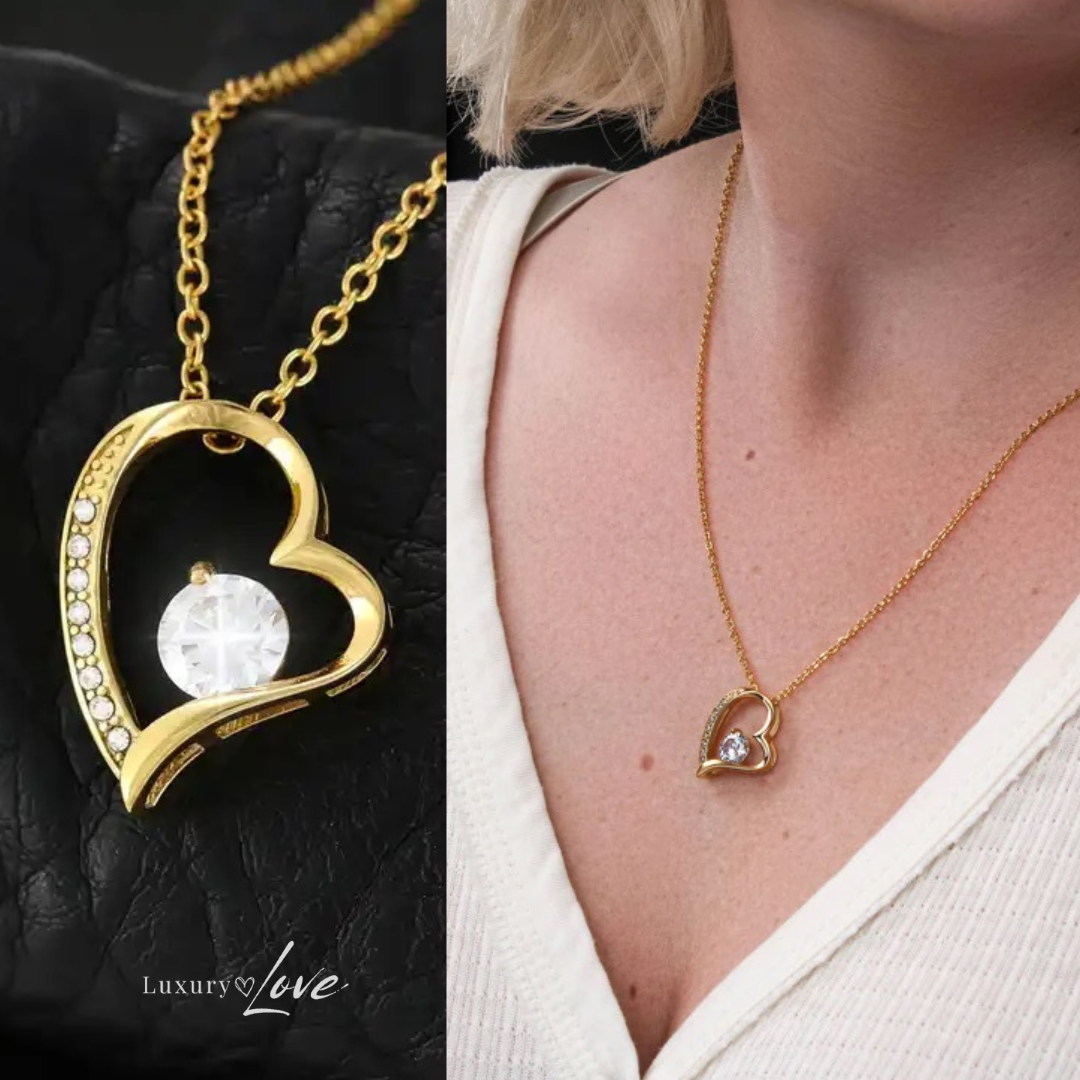 Collar Amor-Eterno™ Dorado para Mi Hija (con carta especial)