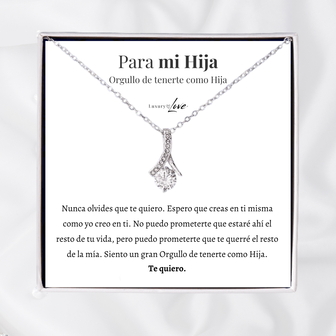 Collar Flor del Alma® para mi Hija (con Nota especial y caja a escoger)