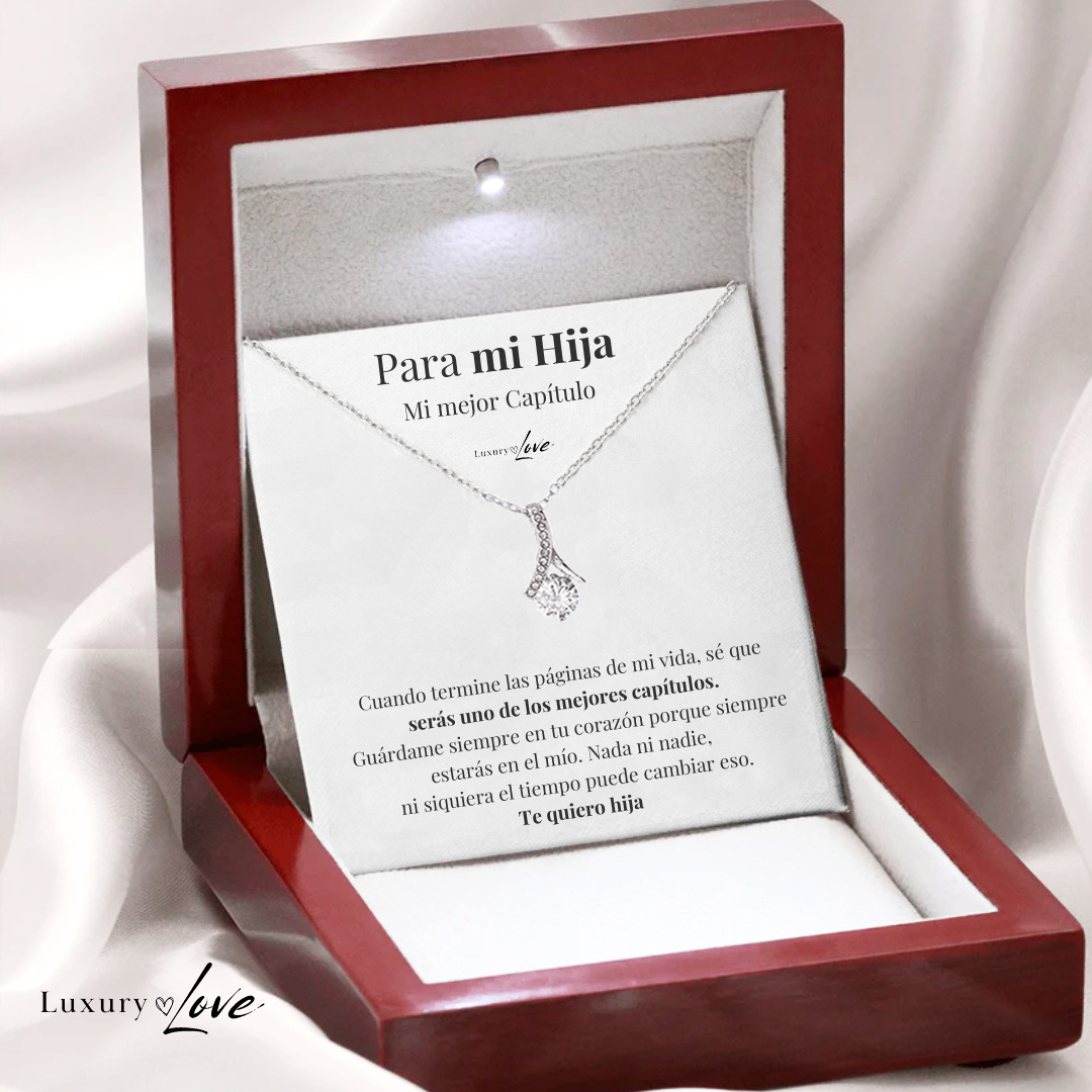 Collar Flor del Alma® para mi Hija (con Nota especial y caja a escoger)