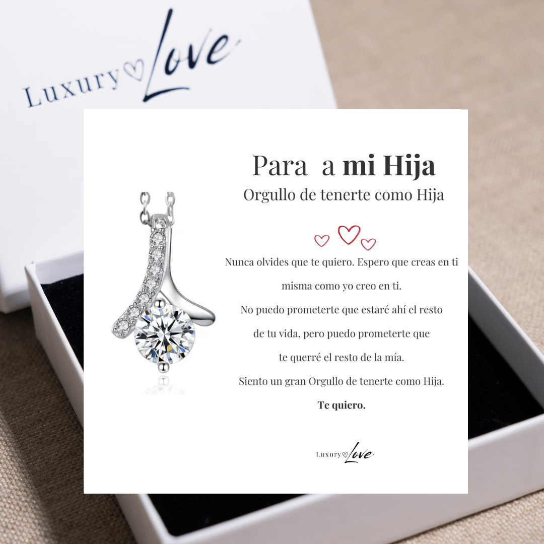 Collar Flor del Alma® para mi Hija (con Nota especial y caja a escoger)