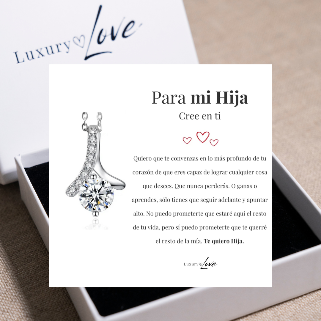 Collar Flor del Alma® para mi Hija (con Nota especial y caja a escoger)