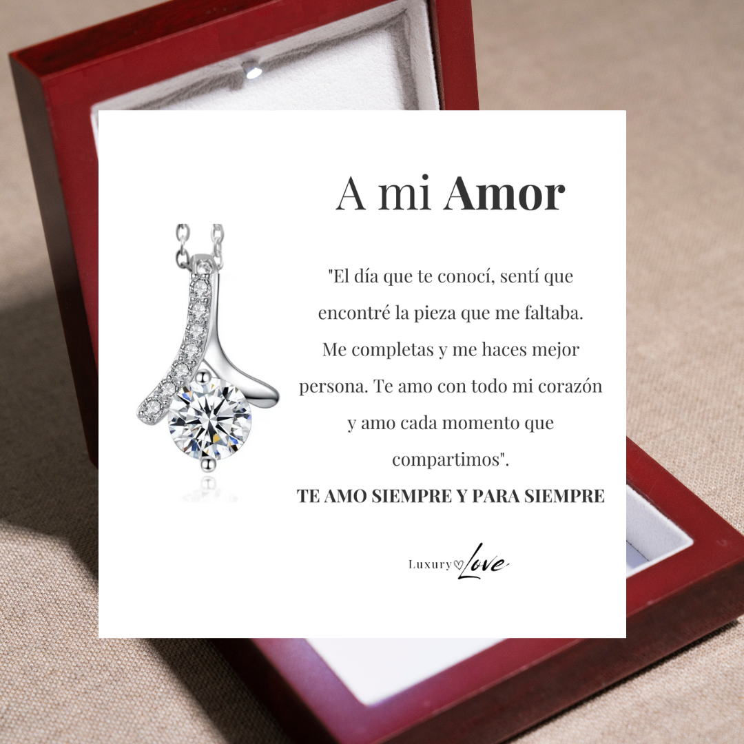 Collar Flor del Alma® para mi Amor (con carta especial para ella)
