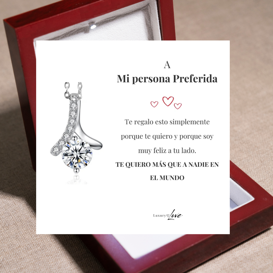 Collar Flor del Alma® para mi Amor (con carta especial para ella)