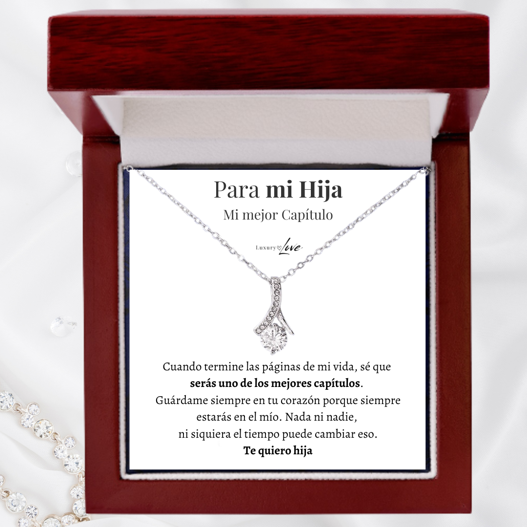 Collar Flor del Alma® para mi Hija (con Nota especial y caja a escoger)