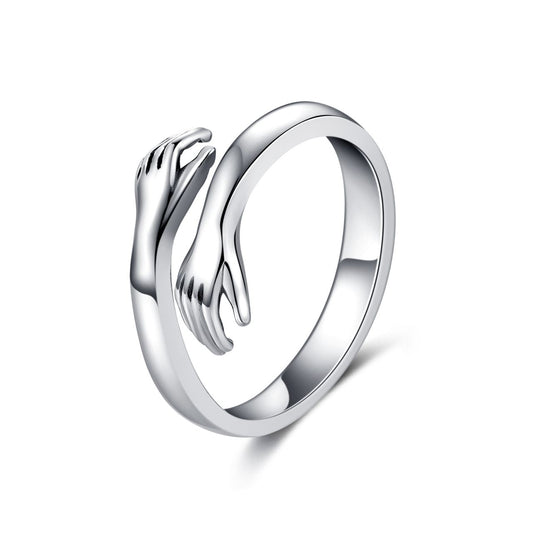 Anillo Abrazo-Infinito® (plateado)