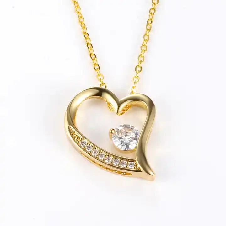 Collar Amor-Eterno™ Dorado para Mi Hija (con carta especial)