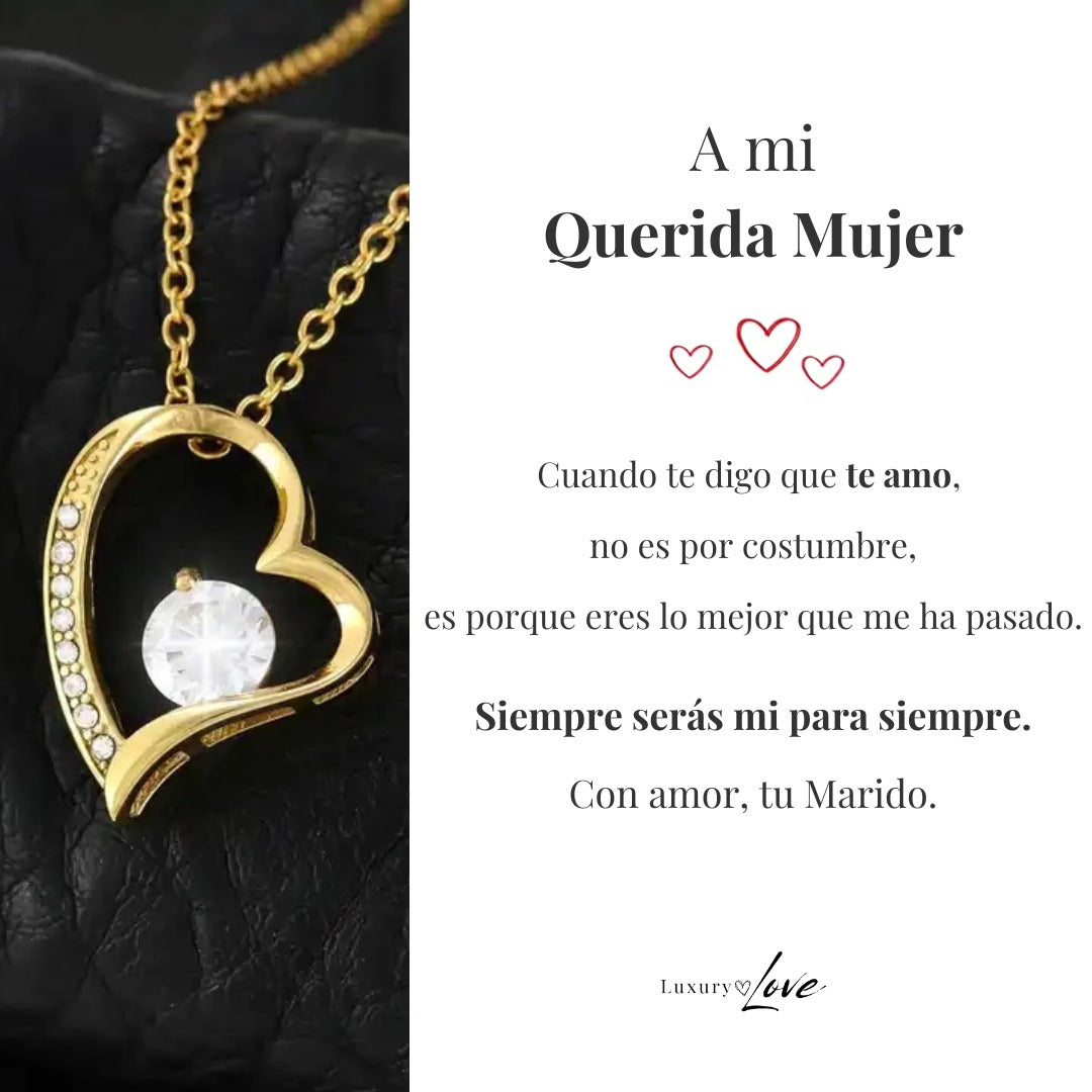 Collar Amor-Eterno™ para mi querida Mujer (con carta especial)
