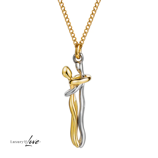 Collar Abrazo-Infinito® Dorado (con nota especial)