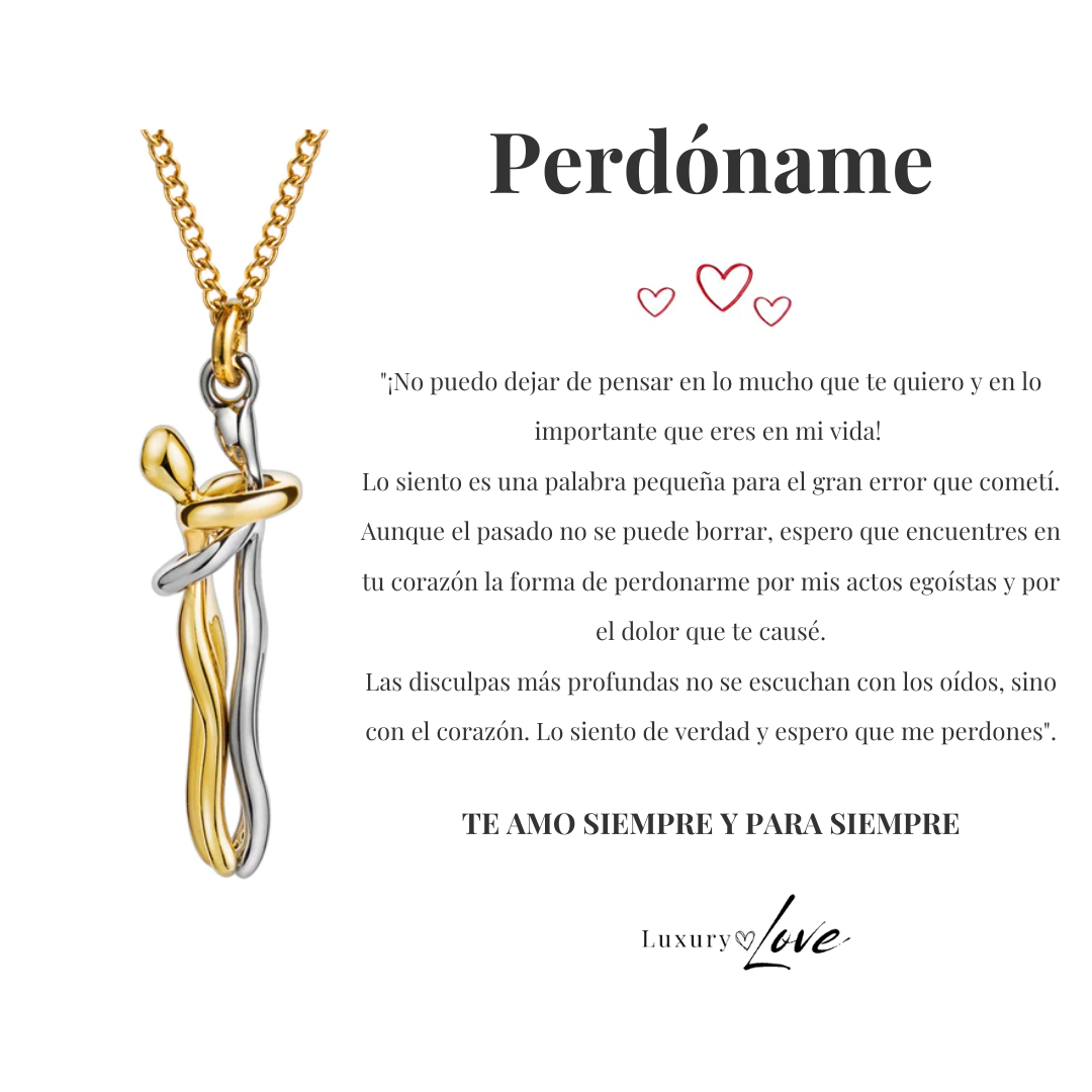 Collar Abrazo-Infinito® Dorado (con nota especial)