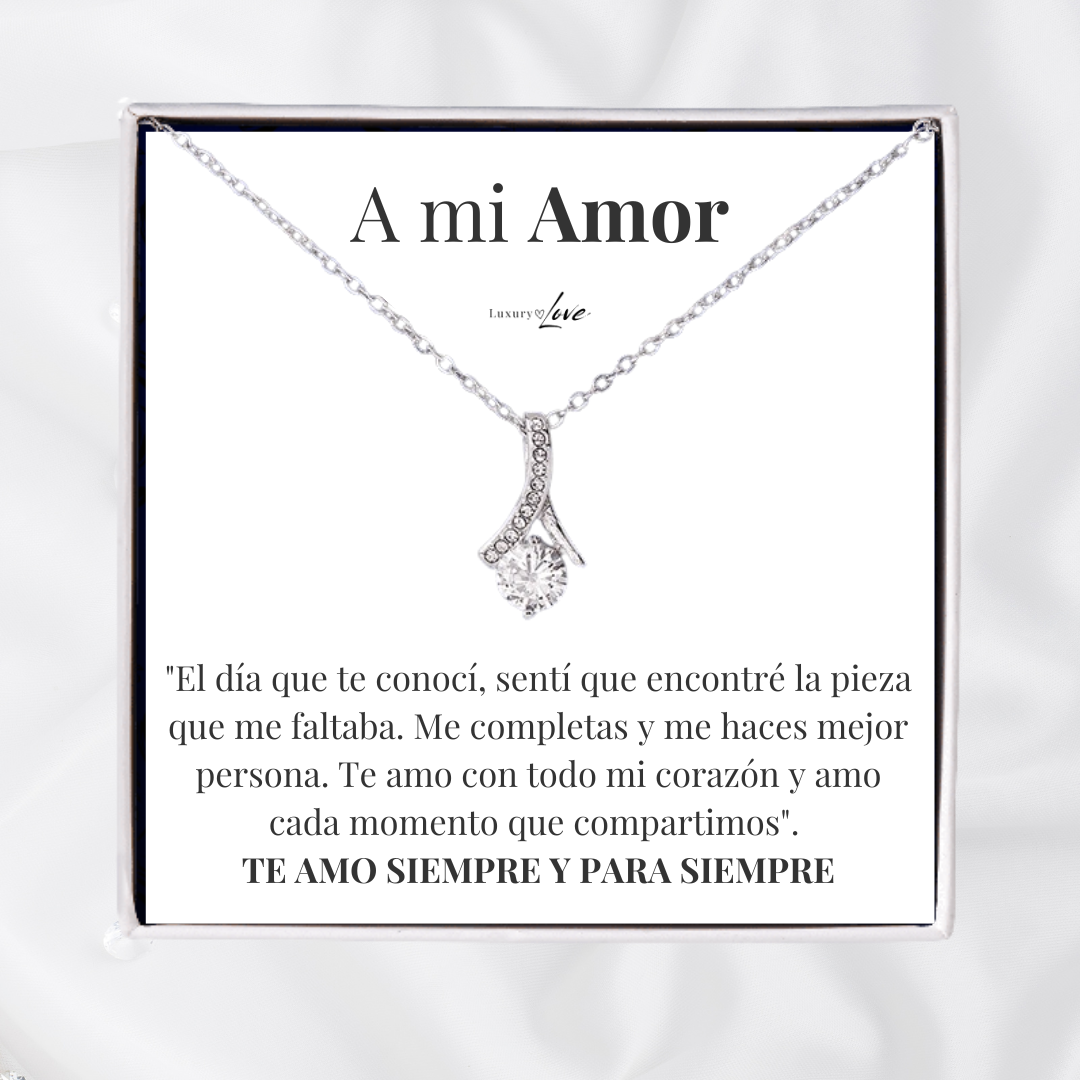 Collar Flor del Alma® para mi Amor (con carta especial para ella)