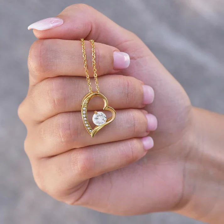 Collar Amor-Eterno® Dorado para mi Madre (con nota especial)