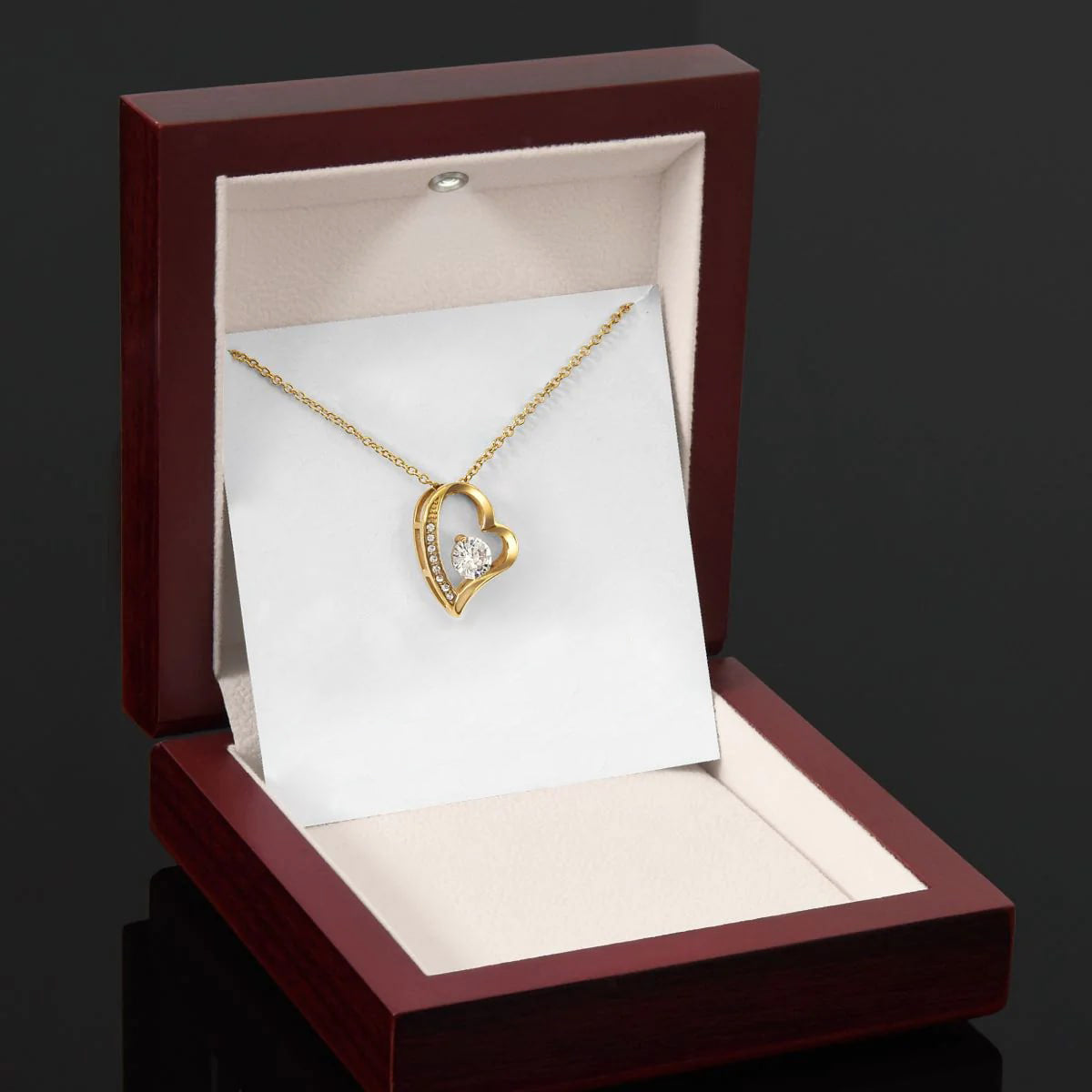 Collar Amor-Eterno™ Dorado para Mi Hija (con carta especial)